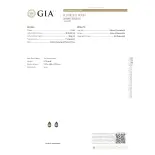 Aleksandryt naturalny szlif gruszka 0.73 ct.