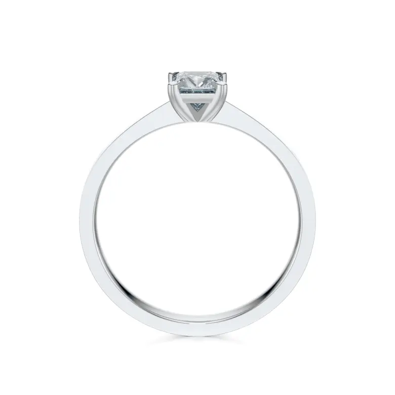 Pierścionek diament szlif princessa Pierścionek diament szlif princessa