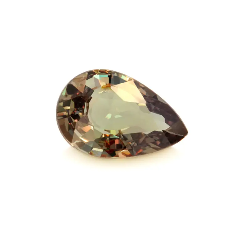 Aleksandryt naturalny szlif gruszka 0.73 ct.