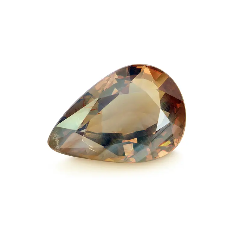 Aleksandryt naturalny szlif gruszka 2.06 ct