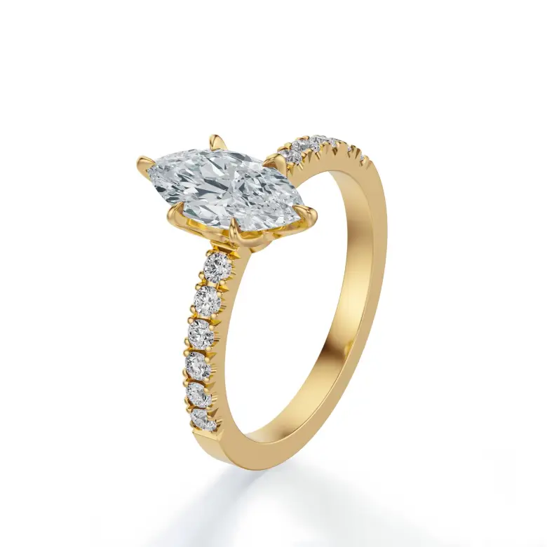 Pierścionek z diamentem markiza 0.70 ct SBPZ_093