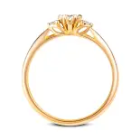 pierścionek złoty z diamentami 0,23 ct-1888