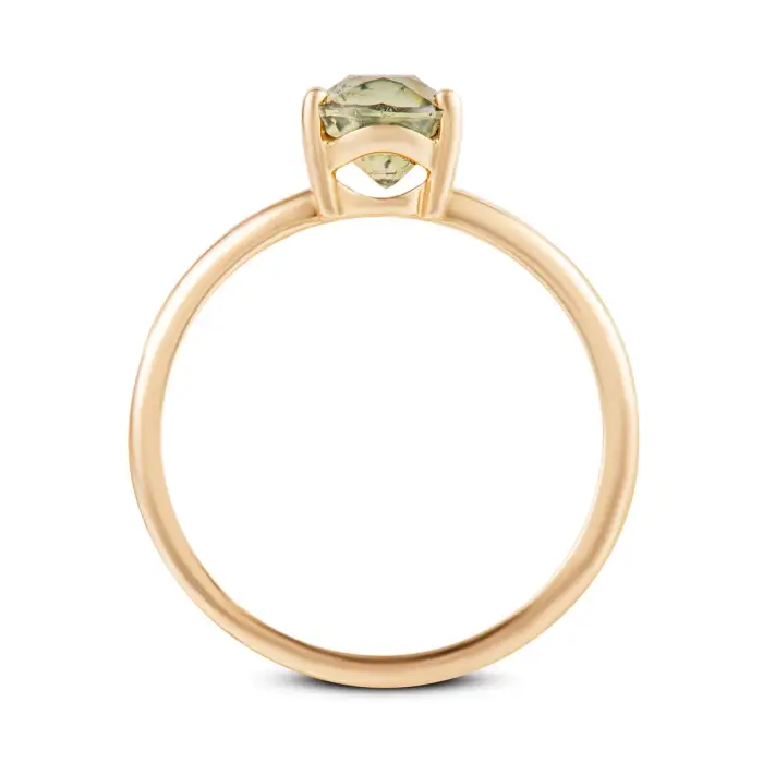 Złoty pierścionek z aleksandrytem -3017