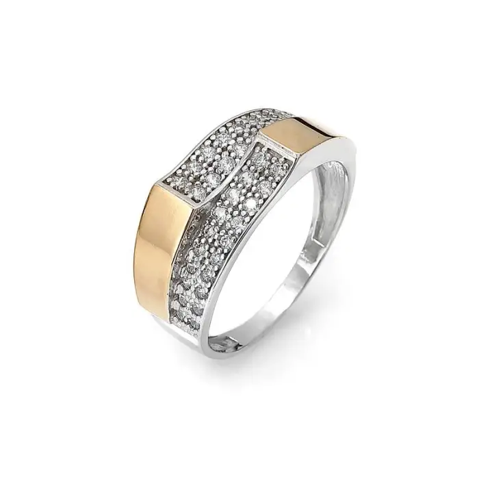 Srebrny pierścionek z cyrkoniami-3564