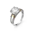 Srebrny pierścionek z cyrkoniami-3596