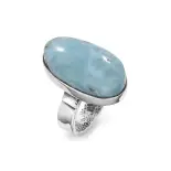 Pierścionek z larimarem Pierścionek z larimarem