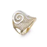 Szeroki złoty pierścionek Szeroki złoty pierścionek